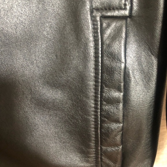 Danier Men's Black Leather Jacket Small - Picture 7 of 12